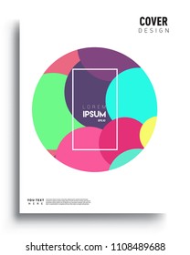 Covers background template with Abstract colorful design and modern abstract pattern. Vector templates for modern design, cover, template, decorated, brochure.