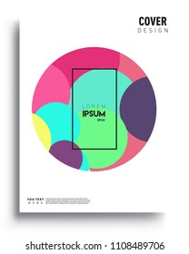 Covers background template with Abstract colorful design and modern abstract pattern. Vector templates for modern design, cover, template, decorated, brochure.