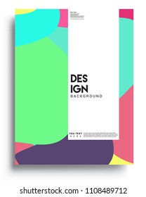 Covers background template with Abstract colorful design and modern abstract pattern. Vector templates for modern design, cover, template, decorated, brochure.