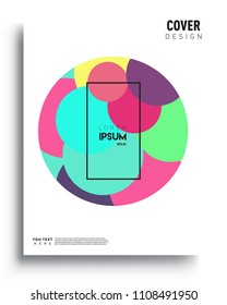 Covers background template with Abstract colorful design and modern abstract pattern. Vector templates for modern design, cover, template, decorated, brochure.