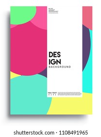 Covers background template with Abstract colorful design and modern abstract pattern. Vector templates for modern design, cover, template, decorated, brochure.