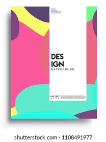 Covers background template with Abstract colorful design and modern abstract pattern. Vector templates for modern design, cover, template, decorated, brochure.