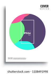 Covers background template with Abstract colorful design and modern abstract pattern. Vector templates for modern design, cover, template, decorated, brochure.