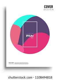 Covers background template with Abstract colorful design and modern abstract pattern. Vector templates for modern design, cover, template, decorated, brochure.