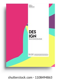 Covers background template with Abstract colorful design and modern abstract pattern. Vector templates for modern design, cover, template, decorated, brochure.