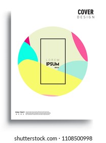 Covers background template with Abstract colorful design and modern abstract pattern. Vector templates for modern design, cover, template, decorated, brochure.