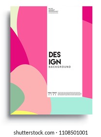 Covers background template with Abstract colorful design and modern abstract pattern. Vector templates for modern design, cover, template, decorated, brochure.