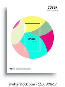 Covers background template with Abstract colorful design and modern abstract pattern. Vector templates for modern design, cover, template, decorated, brochure.