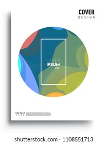 Covers background template with Abstract colorful design and modern abstract pattern. Vector templates for modern design, cover, template, decorated, brochure.