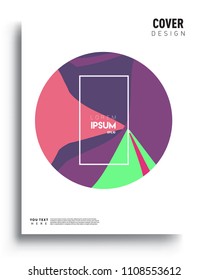 Covers background template with Abstract colorful design and modern abstract pattern. Vector templates for modern design, cover, template, decorated, brochure.