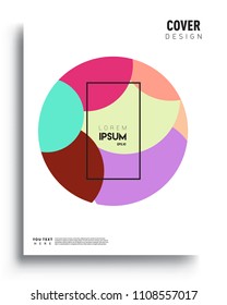 Covers background template with Abstract colorful design and modern abstract pattern. Vector templates for modern design, cover, template, decorated, brochure.