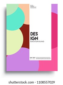 Covers background template with Abstract colorful design and modern abstract pattern. Vector templates for modern design, cover, template, decorated, brochure.