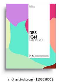 Covers background template with Abstract colorful design and modern abstract pattern. Vector templates for modern design, cover, template, decorated, brochure.