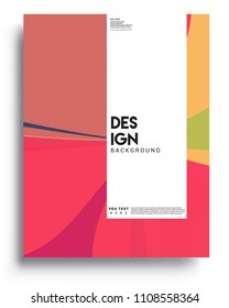Covers background template with Abstract colorful design and modern abstract pattern. Vector templates for modern design, cover, template, decorated, brochure.