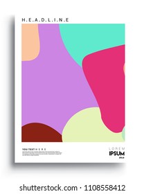 Covers background template with Abstract colorful design and modern abstract pattern. Vector templates for modern design, cover, template, decorated, brochure.