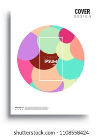 Covers background template with Abstract colorful design and modern abstract pattern. Vector templates for modern design, cover, template, decorated, brochure.