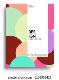 Covers background template with Abstract colorful design and modern abstract pattern. Vector templates for modern design, cover, template, decorated, brochure.
