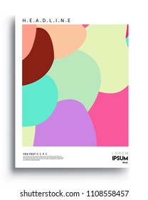 Covers background template with Abstract colorful design and modern abstract pattern. Vector templates for modern design, cover, template, decorated, brochure.