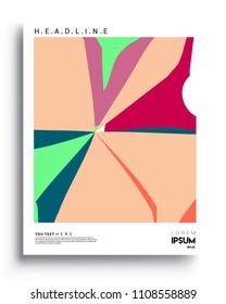 Covers background template with Abstract colorful design and modern abstract pattern. Vector templates for modern design, cover, template, decorated, brochure.