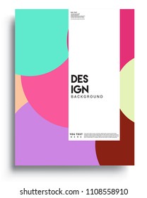 Covers background template with Abstract colorful design and modern abstract pattern. Vector templates for modern design, cover, template, decorated, brochure.