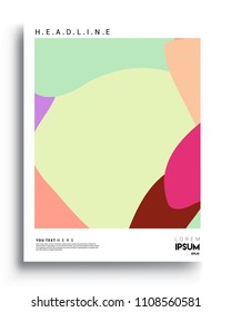 Covers background template with Abstract colorful design and modern abstract pattern. Vector templates for modern design, cover, template, decorated, brochure.