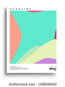 Covers background template with Abstract colorful design and modern abstract pattern. Vector templates for modern design, cover, template, decorated, brochure.