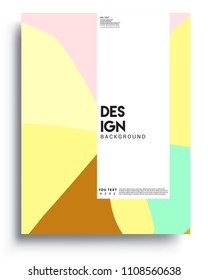 Covers background template with Abstract colorful design and modern abstract pattern. Vector templates for modern design, cover, template, decorated, brochure.