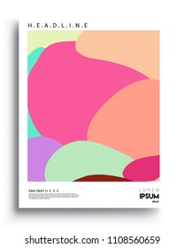 Covers background template with Abstract colorful design and modern abstract pattern. Vector templates for modern design, cover, template, decorated, brochure.