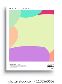 Covers background template with Abstract colorful design and modern abstract pattern. Vector templates for modern design, cover, template, decorated, brochure.