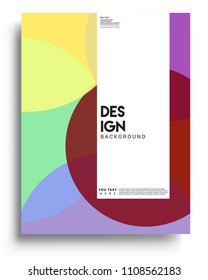 Covers background template with Abstract colorful design and modern abstract pattern. Vector templates for modern design, cover, template, decorated, brochure.