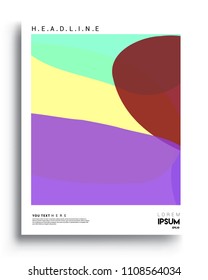 Covers background template with Abstract colorful design and modern abstract pattern. Vector templates for modern design, cover, template, decorated, brochure.