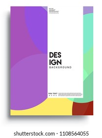 Covers background template with Abstract colorful design and modern abstract pattern. Vector templates for modern design, cover, template, decorated, brochure.