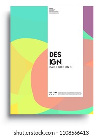 Covers background template with Abstract colorful design and modern abstract pattern. Vector templates for modern design, cover, template, decorated, brochure.