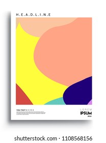 Covers background template with Abstract colorful design and modern abstract pattern. Vector templates for modern design, cover, template, decorated, brochure.