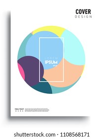 Covers background template with Abstract colorful design and modern abstract pattern. Vector templates for modern design, cover, template, decorated, brochure.