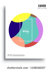 Covers background template with Abstract colorful design and modern abstract pattern. Vector templates for modern design, cover, template, decorated, brochure.