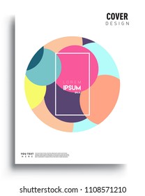 Covers background template with Abstract colorful design and modern abstract pattern. Vector templates for modern design, cover, template, decorated, brochure.