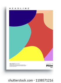Covers background template with Abstract colorful design and modern abstract pattern. Vector templates for modern design, cover, template, decorated, brochure.