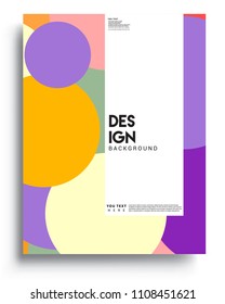Covers background template with Geometric Abstract colorful design and modern abstract pattern. Vector templates for modern design, cover, template, decorated, brochure.