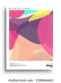 Covers background template with Geometric Abstract colorful design and modern abstract pattern. Vector templates for modern design, cover, template, decorated, brochure.