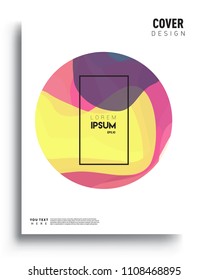 Covers background template with Geometric Abstract colorful design and modern abstract pattern. Vector templates for modern design, cover, template, decorated, brochure.