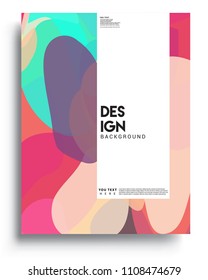 Covers background template with Geometric Abstract colorful design and modern abstract pattern. Vector templates for modern design, cover, template, decorated, brochure.