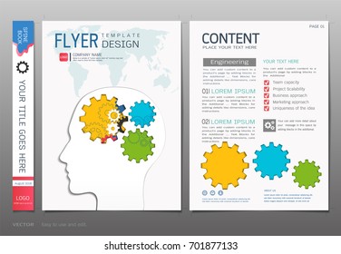 Covers book design template vector, Gears info graphic concepts, Can be adapt to annual report, brochure, flyer, leaflet, fact sheet, sale kit, catalog, magazine, booklet, portfolio, poster.