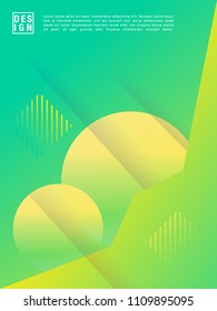 Covers With Colorful geometric background