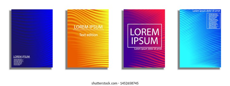 Covers design. Background modern template design for web. Colorful halftone gradients. Vector. Vector illustration.