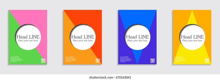 Covers design. Eps10 vector.