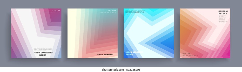 Covers design. Shapes multiply on white backgrounds. Eps10 
