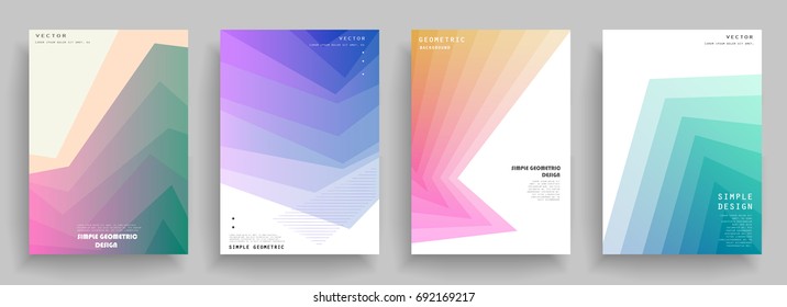 Covers design. Shapes multiply on white backgrounds. Eps10 