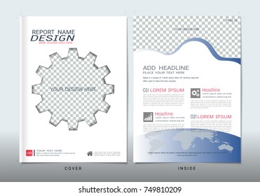 Covers design with space for photo background, Can be adapt to annual report, brochure, flyer, leaflet, fact sheet, sale kit, catalog, magazine, booklet, portfolio, poster, Vector template in A4 size.