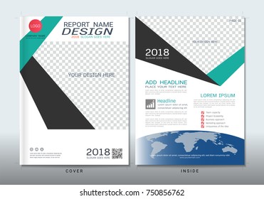Covers design with space for photo background, Can be adapt to annual report, brochure, flyer, leaflet, fact sheet, sale kit, catalog, magazine, booklet, portfolio, poster, Vector template in A4 size.
